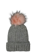 Load image into Gallery viewer, Basic Knit Cuffed Pom Beanie
