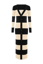 Load image into Gallery viewer, WOMEN FASHION CARDIGAN SWEATER DRESS