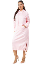 Load image into Gallery viewer, WOMEN FASHION LONG MAXI HOODIE DRESS