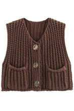 Load image into Gallery viewer, WOMEN FASHION KNITWEAR VEST