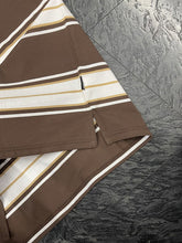 Load image into Gallery viewer, Old School Striped Pique Polo Shirt