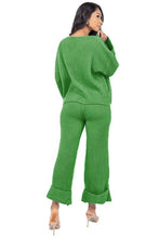 Load image into Gallery viewer, WOMEN FASHION 2PCS SWEATER PANTS SET