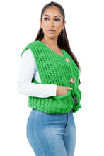 Load image into Gallery viewer, WOMEN FASHION KNITWEAR VEST