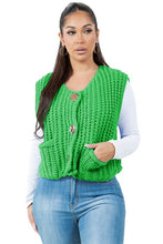 Load image into Gallery viewer, WOMEN FASHION KNITWEAR VEST