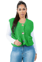 Load image into Gallery viewer, WOMEN FASHION KNITWEAR VEST