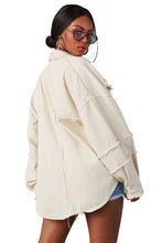 Load image into Gallery viewer, WOMEN FASHION OVERSIZE DENIM SHIRT