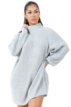 Load image into Gallery viewer, WOMEN FASHION SWEATER DRESS