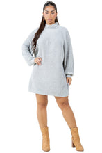 Load image into Gallery viewer, WOMEN FASHION SWEATER DRESS