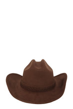 Load image into Gallery viewer, Fedora Hat with Braided Band Accent
