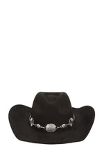 Load image into Gallery viewer, Fedora Hat with Vintage Metal Chain Accent