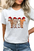 Load image into Gallery viewer, Christmas Cows Graphic Tee