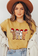 Load image into Gallery viewer, Christmas Cows Graphic Tee