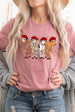 Load image into Gallery viewer, Christmas Cows Graphic Tee
