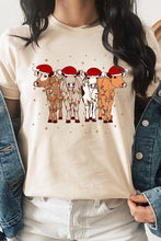 Load image into Gallery viewer, Christmas Cows Graphic Tee