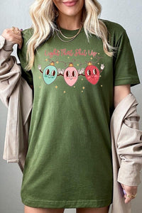 Light That Shit Up Christmas Graphic Tee