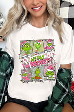 Load image into Gallery viewer, My Day I&#39;m Booked Grinch Graphic Tee