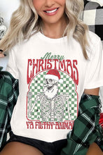 Load image into Gallery viewer, Merry Christmas Ya Filthy Animal Graphic Tee
