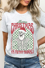Load image into Gallery viewer, Merry Christmas Ya Filthy Animal Graphic Tee