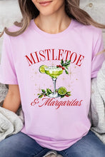 Load image into Gallery viewer, Mistletoe &amp; Margaritas Graphic Tee