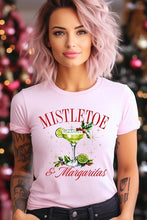 Load image into Gallery viewer, Mistletoe &amp; Margaritas Graphic Tee