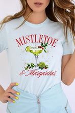 Load image into Gallery viewer, Mistletoe &amp; Margaritas Graphic Tee