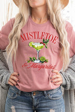 Load image into Gallery viewer, Mistletoe &amp; Margaritas Graphic Tee