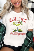 Load image into Gallery viewer, Mistletoe &amp; Margaritas Graphic Tee
