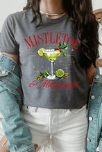 Load image into Gallery viewer, Mistletoe &amp; Margaritas Graphic Tee