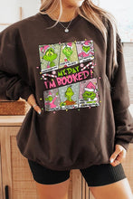 Load image into Gallery viewer, My Day I&#39;m Booked Grinch Fleece Sweatshirts