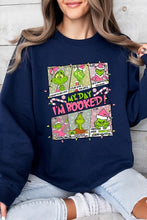 Load image into Gallery viewer, My Day I&#39;m Booked Grinch Fleece Sweatshirts