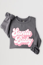 Load image into Gallery viewer, Santa Baby Graphic Fleece Sweatshirts