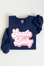 Load image into Gallery viewer, Santa Baby Graphic Fleece Sweatshirts