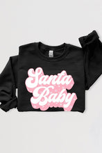 Load image into Gallery viewer, Santa Baby Graphic Fleece Sweatshirts