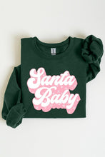 Load image into Gallery viewer, Santa Baby Graphic Fleece Sweatshirts