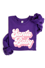 Load image into Gallery viewer, Santa Baby Graphic Fleece Sweatshirts