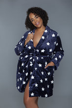 Load image into Gallery viewer, Kaylee Robe Star Print