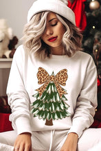 Load image into Gallery viewer, Faux Glitter Colorful Christmas Tree Sweatshirts