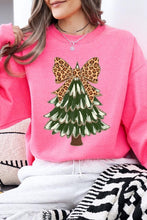 Load image into Gallery viewer, Faux Glitter Colorful Christmas Tree Sweatshirts
