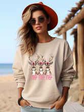 Load image into Gallery viewer, Ho Ho Ho Deer Cozy Crewneck Sweatshirt