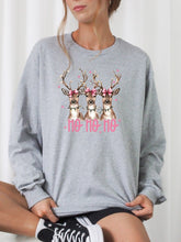Load image into Gallery viewer, Ho Ho Ho Deer Cozy Crewneck Sweatshirt