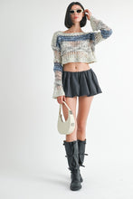 Load image into Gallery viewer, LOOSE KNITTED CROP SWEATER
