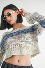 Load image into Gallery viewer, LOOSE KNITTED CROP SWEATER