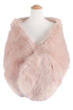 Load image into Gallery viewer, Faux Fur Winter Shawl Scarf