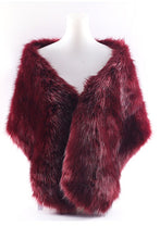Load image into Gallery viewer, Faux Fur Winter Shawl Scarf