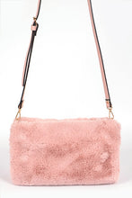 Load image into Gallery viewer, Hand Warmer Faux Fur Crossbody Bag