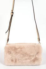 Load image into Gallery viewer, Hand Warmer Faux Fur Crossbody Bag