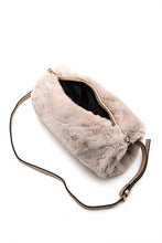 Load image into Gallery viewer, Hand Warmer Faux Fur Crossbody Bag