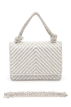 Load image into Gallery viewer, Pearl Studs Rhinestone Handle Clutch Bag