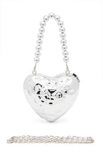 Load image into Gallery viewer, CCB Textured Heart Shape Molded Swing Clutch Bag