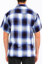 Load image into Gallery viewer, Mens Plaid Short Sleeve Flannel